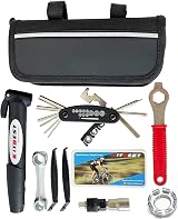 Kitbest Bike Repair Kit with Pump 16-in-1 Multitool and Bag view 2
