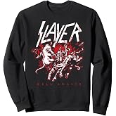 Slayer Hell Awaits Graphic Demons Sweatshirt