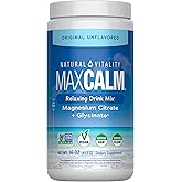 Natural Vitality Calm, Magnesium Supplement, Anti-Stress Drink Mix Powder, Gluten Free, Vegan, &amp; Non-GMO, Original Unflavored, 16 oz