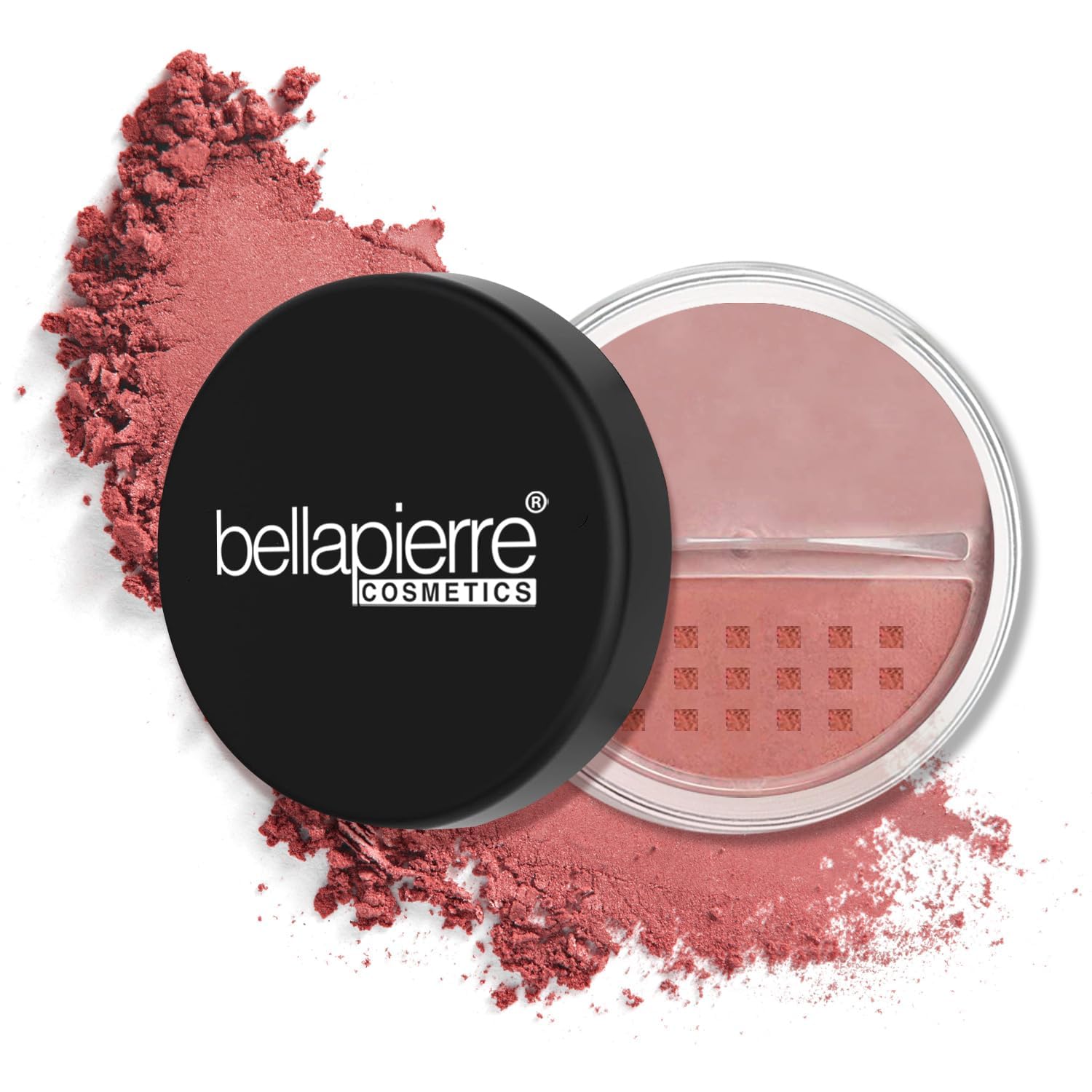 bellapierre Mineral Blush Warms Complexion for a Healthy Glow | Non-Toxic & Paraben Free | Hypoallergenic | Loose Powder – 4 Grams – Desert Rose