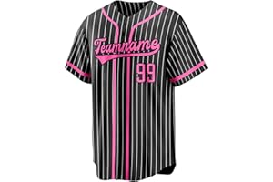 JBIUVBTY Custom Baseball Jersey Personalized Name Team Name Number Logo Baseball Jersey Men Women Youth Kids Baseball Shirt