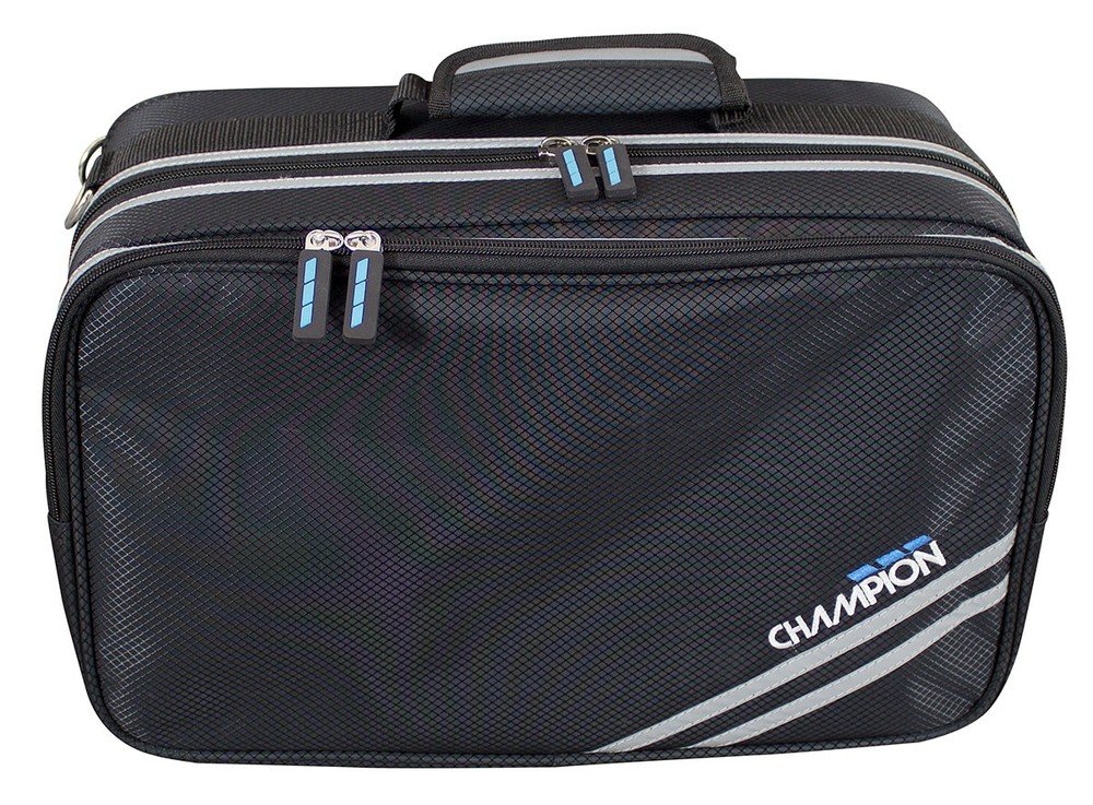 Champion Cornet Carry Case Shoulder Strap & Accessory Pocket for Mute Music Sheet & Phone Plush Velour Moulded Interior for Student and Professional Instrument Protection