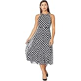 Tommy Hilfiger Womens Sleeveless Belted Midi Dress