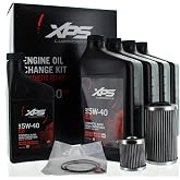 Amazon.com: BRP 9779484 Spyder 5W-40 Full Synthetic Oil Change Kit ...
