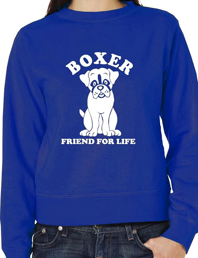 Print4U Boxer Dog Lover Unisex Adult Sweatshirt Size SXXL