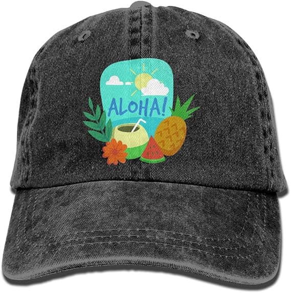 Amazon Co Jp メンズ 野球帽の帽子 ハワイの果物 夏は デニム 帽子 服 ファッション小物