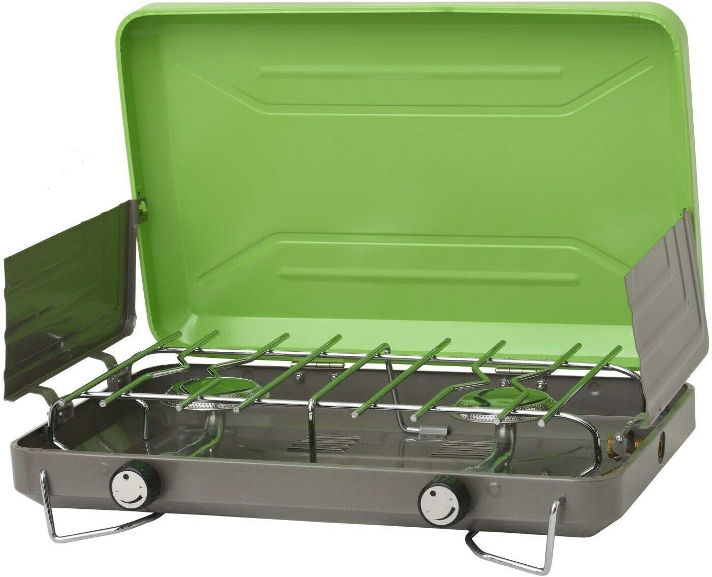 Review Flame King VT101 2 Burner Portable Propane Gas Classic Camping