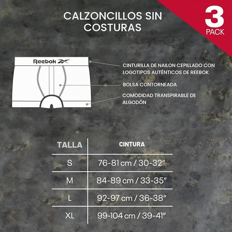 Calzoncillos sin Costuras Hombre en Negro/Blanco/Gris, Tela elástica y cómoda Hacer Ejercicio con tecnología Que Absorbe la Humedad - Paquete múltiple de 4