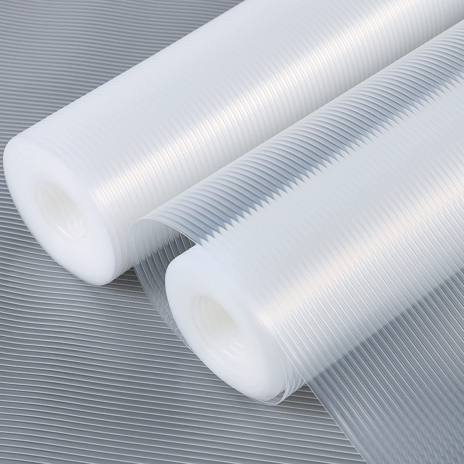 Photo 1 of BAKHUK Shelf Liner for Kitchen Cabinets, 12 Inch x 25 FT(300 Inch) Non Adhesive Drawer Liner, Washable Refrigerator Mats for Pantry Cabinet, Storage and Desks