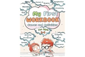 Big Activity Workbook for Ages 2-4: Math and Literacy Early Learning, Fun Logic Challenges, Number & Letter Tracing, Vocabulary Building, Creative ... & Shapes, Mazes and More Learning Adventures