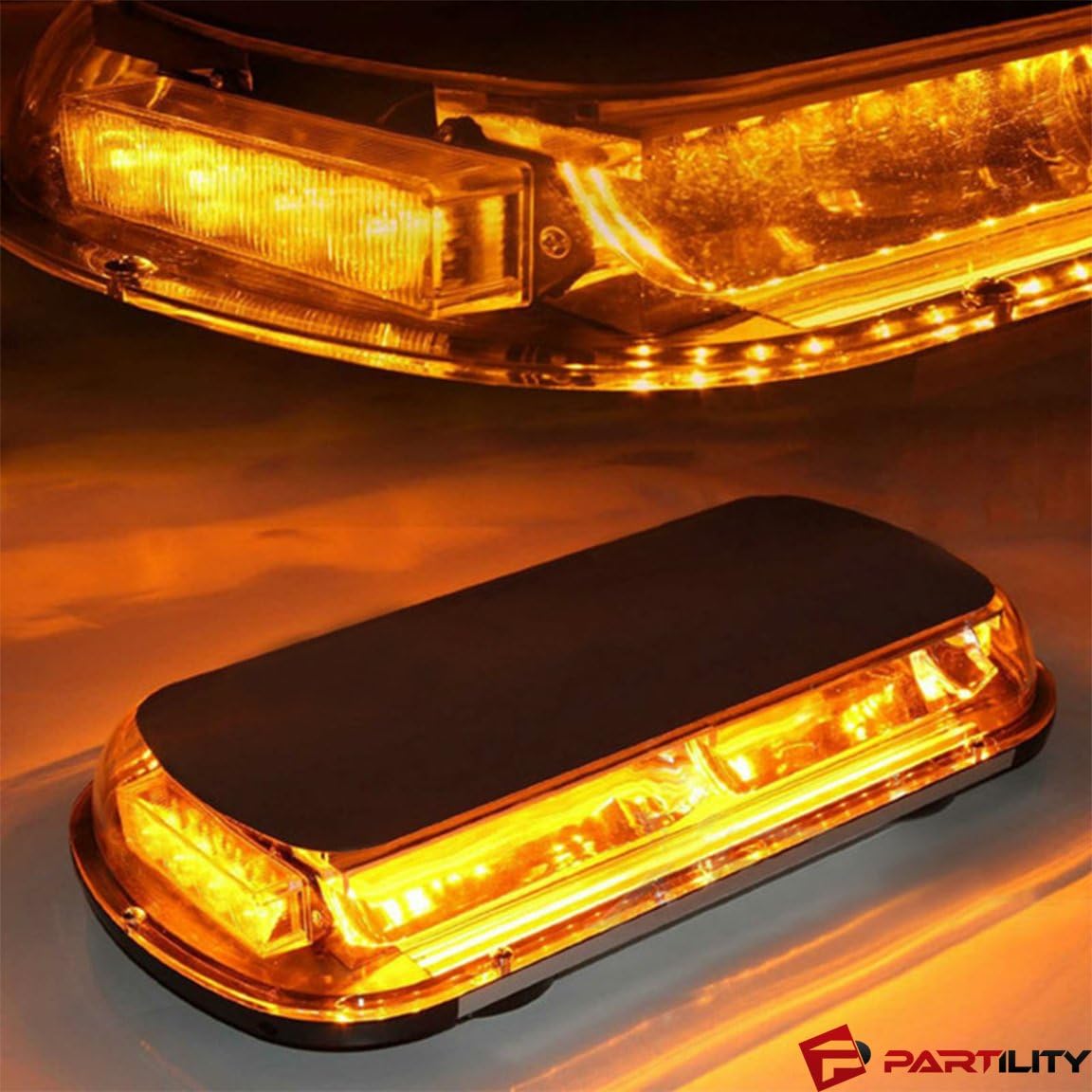 44 LED 17 inch Amber Yellow High Intensity Law Enforcement