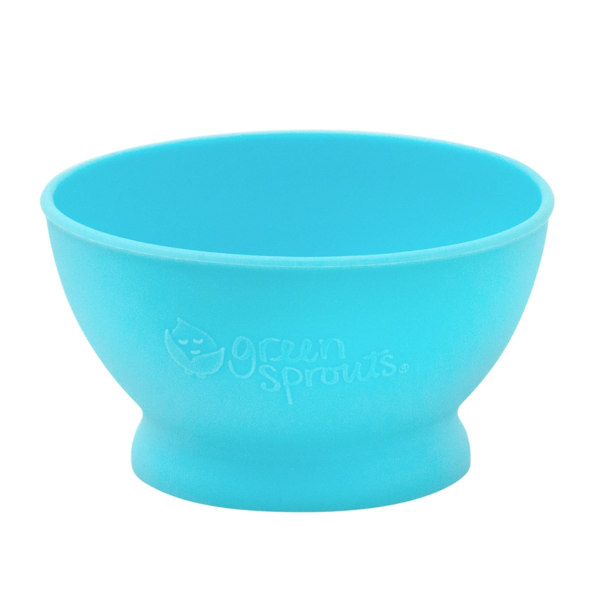 Green Sprouts Learning Bowl (Aqua)