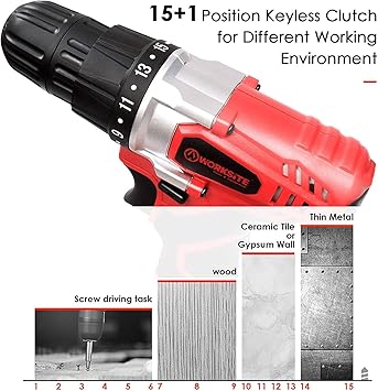 WORKSITE CD316-20L Power Drills product image 7