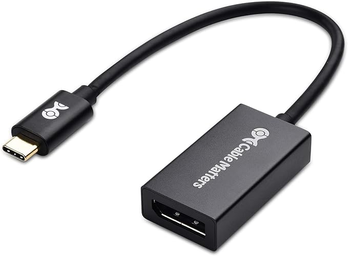 Cable Matters Adaptateur USB C vers DisplayPort DisplayPort 1.4 Prend