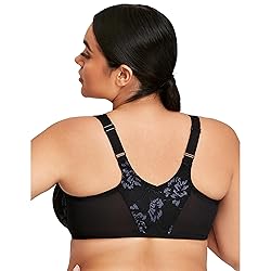 Glamorise Full Figure Plus Size Lacey T-Back