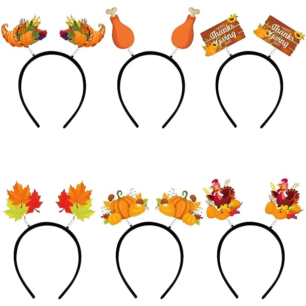 Thanksgiving Truthahn-Stirnband Für Damen & Kinder – Lustiges Haaraccessoire Für Herbst-Partys & Mottotage
