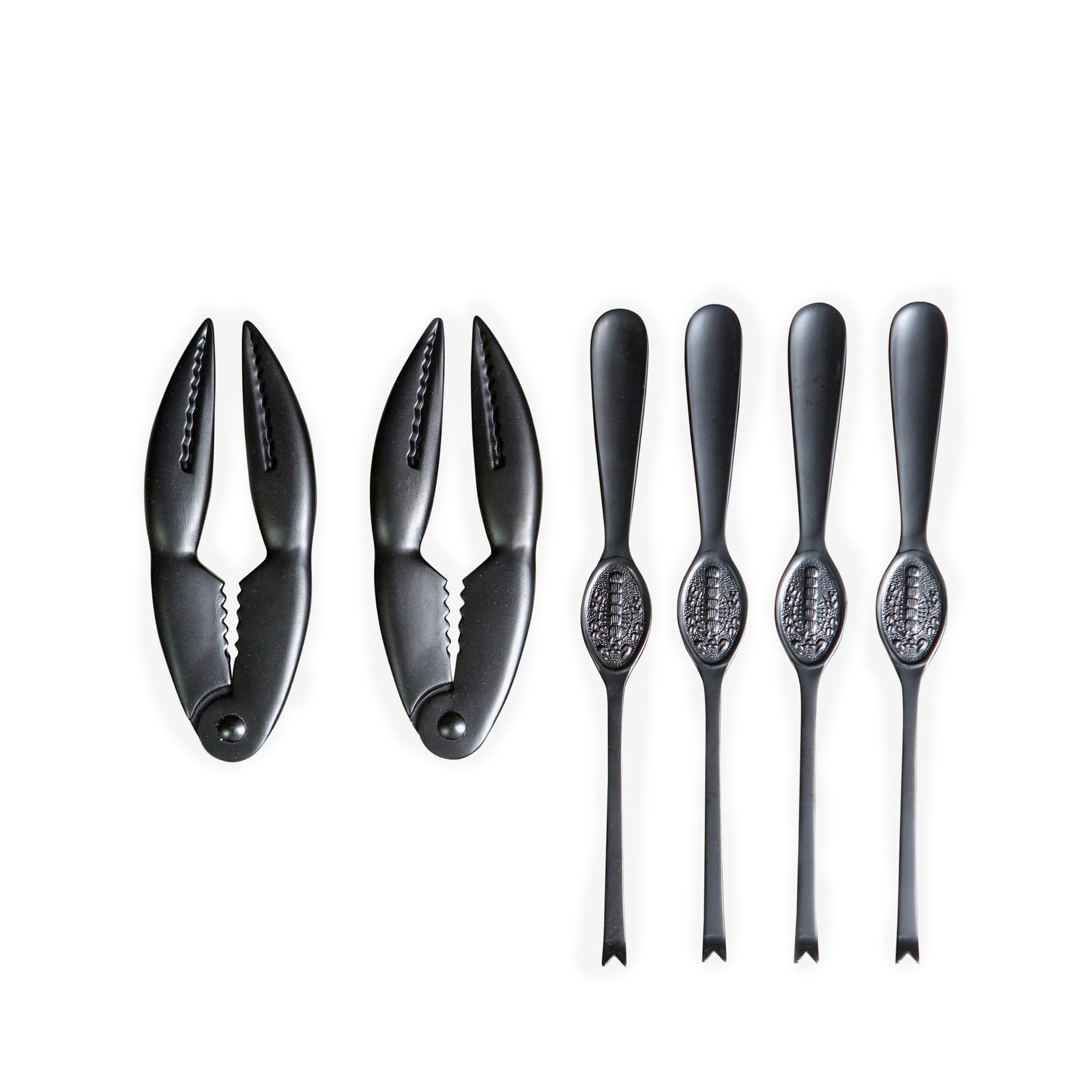 ByOn 72201901 Cutlery Set for Shells and Shellfish Stainless Steel Black
