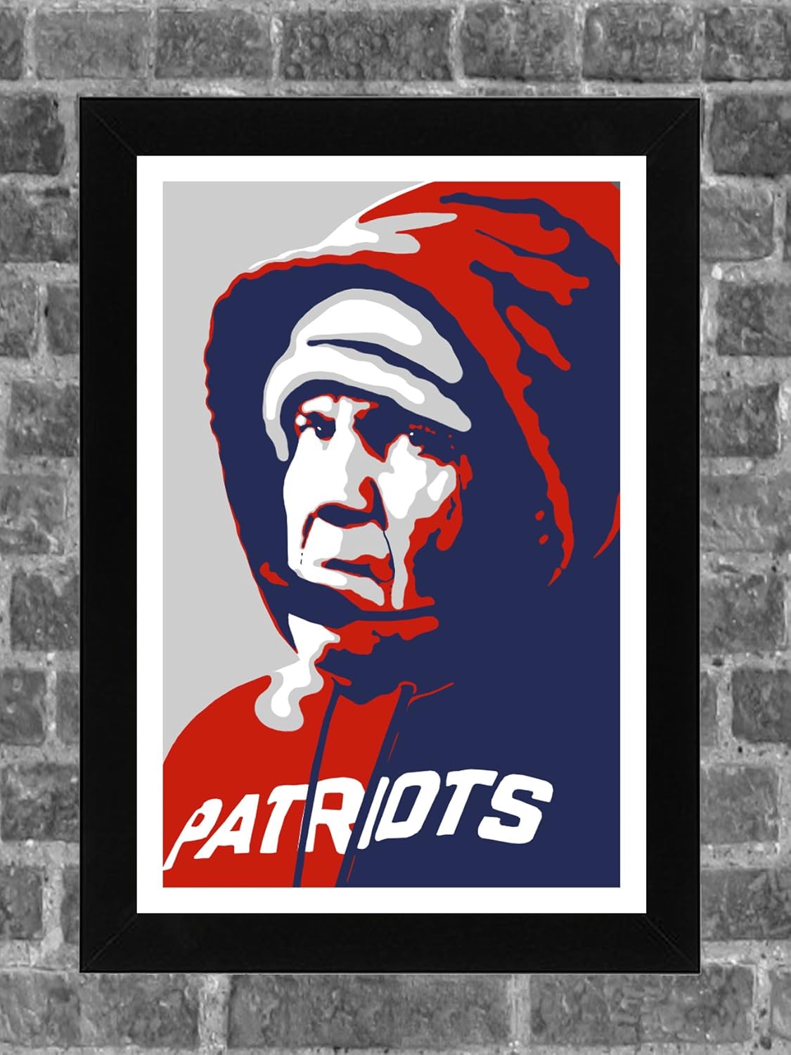 Amazon Com New England Patriots Bill Belichick Portrait Sports Print Art 11x17 Sports Outdoors