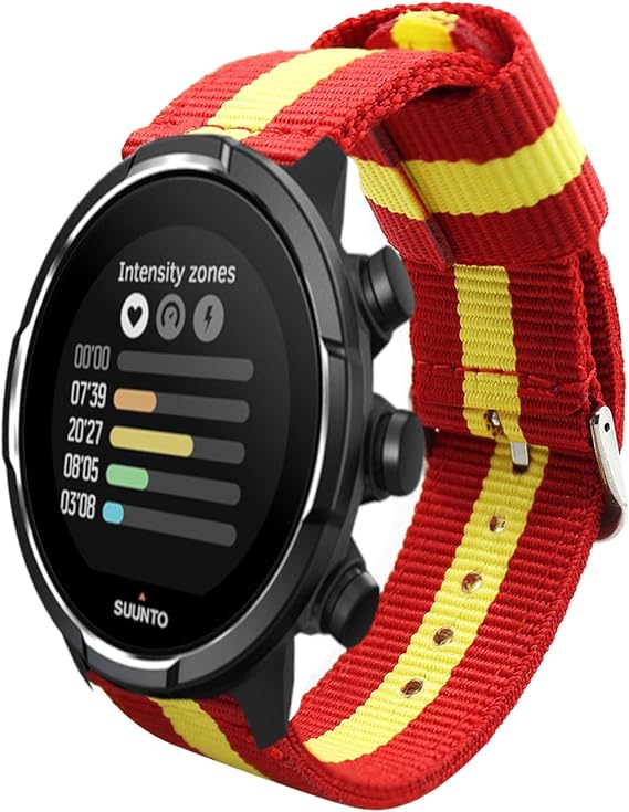 Estuyoya - Pulsera de Nailon Compatible con Suunto 9/Traverse ...