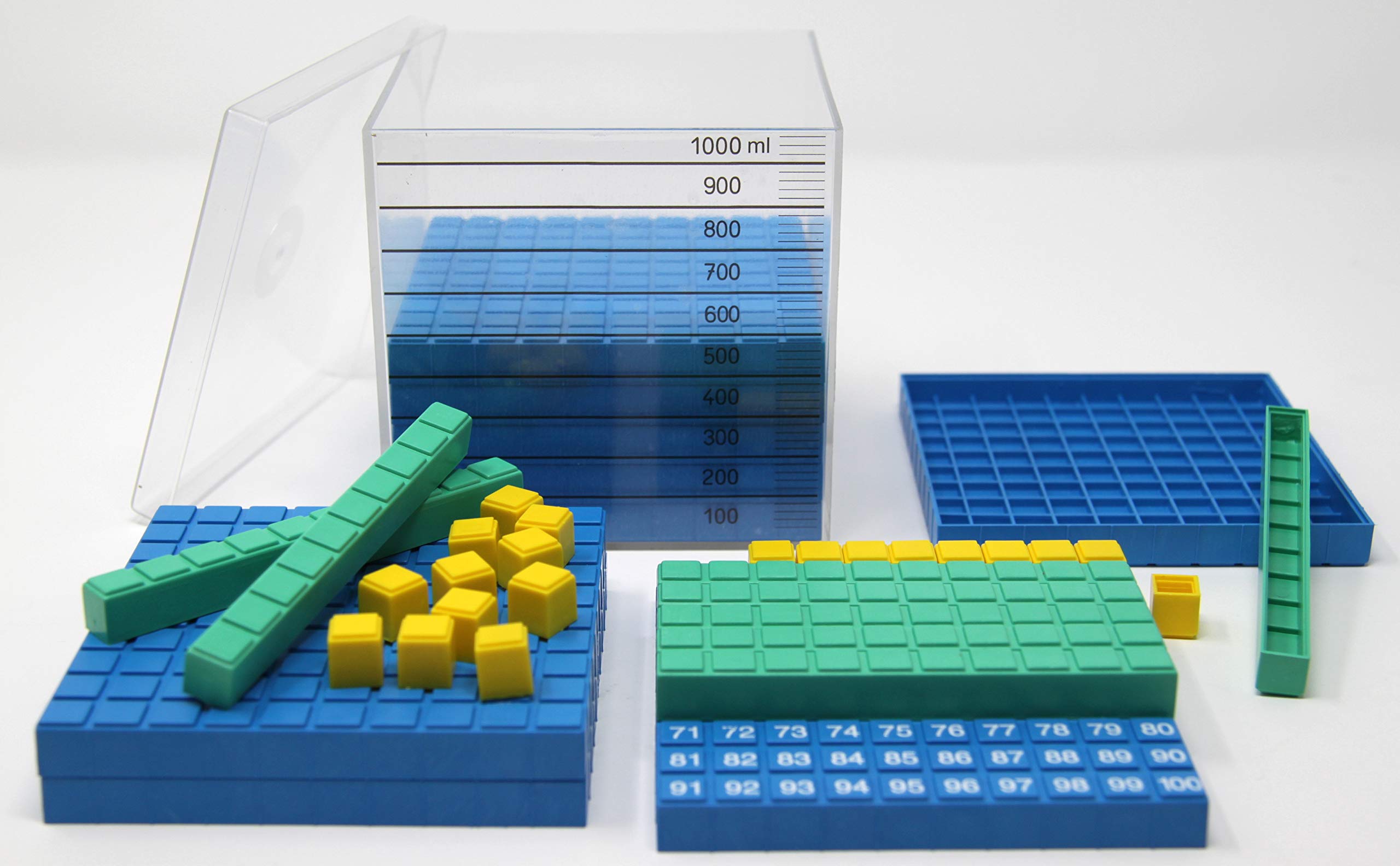WISSNER aktiv lernen - Cubic decimeter cube, in 3 colors made of RE-Plastic®