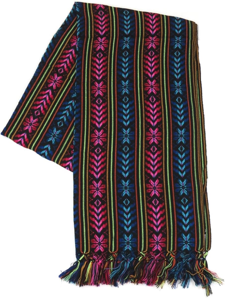 XL 9 ft Long Doula Mexican Rebozo Shawl (Doula White w/Design) at  Women’s Clothing store