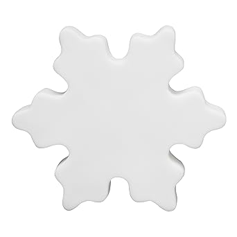 8 seasons design | Solar LED Schneeflocke Shining Crystal (Ø 60 cm, Solarpanel, Lichtsensor, UV- und witterungsbeständig, Wei