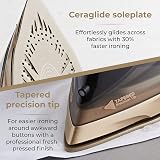 Tower Ceraglide 360 Cordless Steam Iron 2800W Black Gold T22022GLD view 4