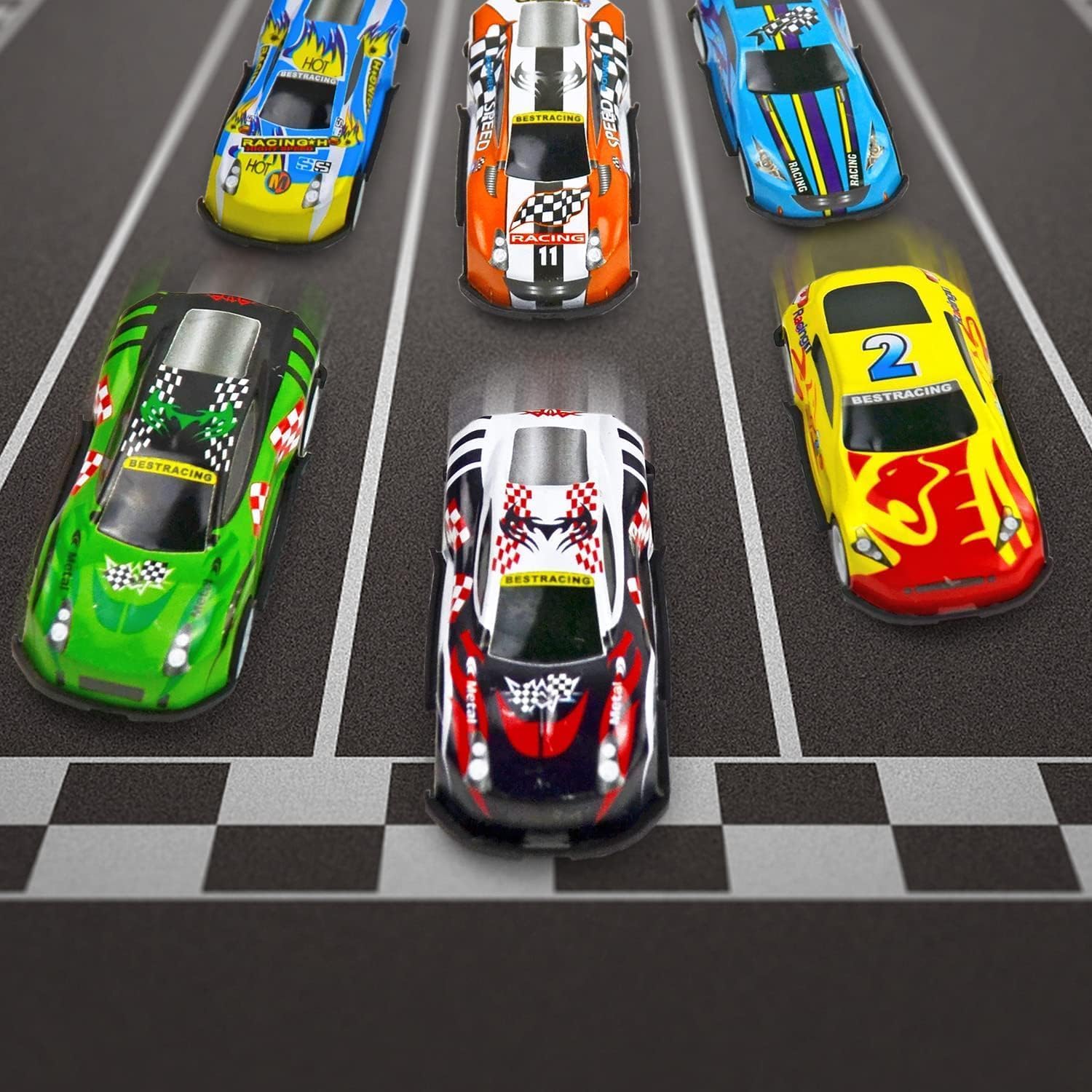 Vileafy 30 Mini Race Cars for Classroom Prizes, Party Favors for Kids 4-8 Years Old, Bulk Small Pull Back Car Toys for Treasure Box, Mini Toys Cars for Boys and Girls Christmas Stocking Stuffers
