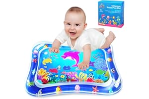 ZMLM Baby Tummy-Time Water Mat - Infant Water Play Mat Water Playmat Sensory Pad Baby Stuff for 3 6 9 12 Months Newborn Toddler Boys Girls Best Gift Fun Indoor Activity Item Game