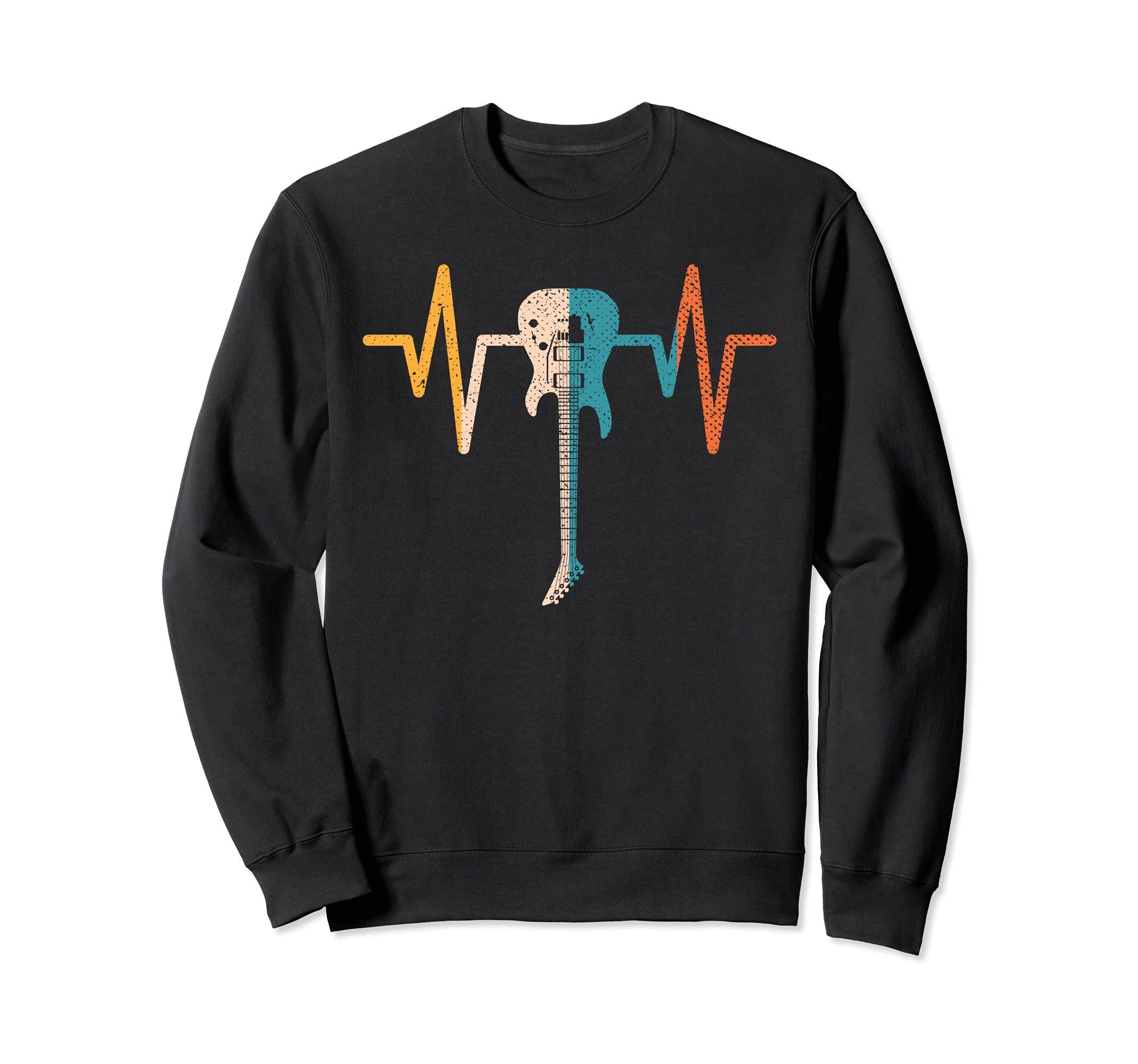 Musical Instrument Guitar Player Heartbeat Guitarist Guitar Sweatshirt