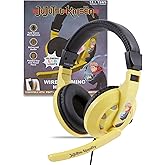 Culture Fly Gaming Headset with Mic – Jujutsu Kaisen Wired Headphones with Microphone, LED Lights, Padded Over Ear Computer Headset for PC Gamer, Enhanced Audio, Comfortable Headphone for Gaming Setup