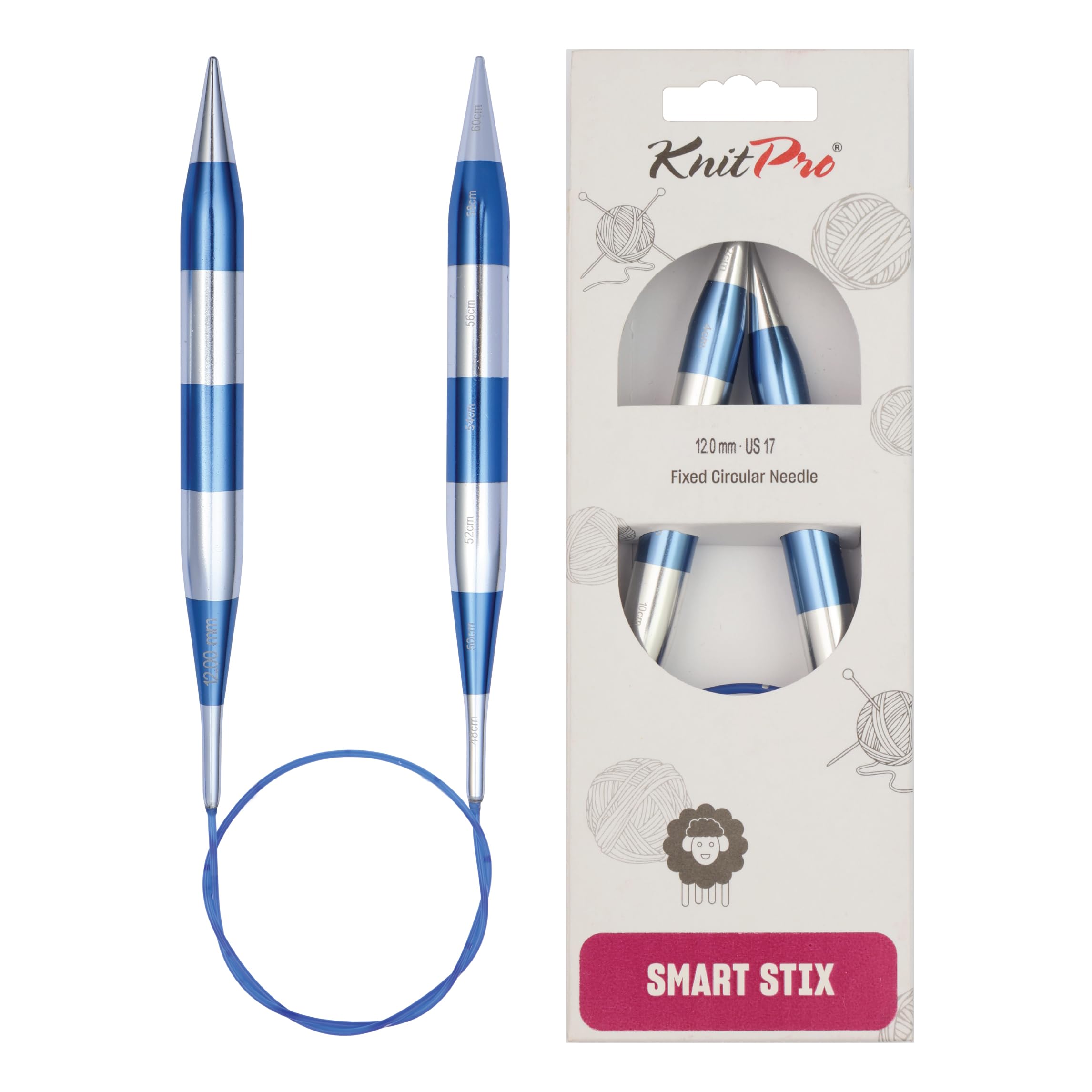 KnitPro Smartstix Fixed Circular Needles 24" (60cm) | 12.00mm — image 1