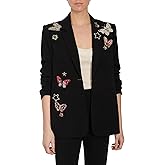 Cinq à Sept Womens Butterfly Emb Kylie Jacket