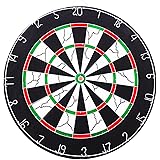 Ohuhu 18-inch Champion Tournament Dartboard, Double-sided Flocking Dart Board