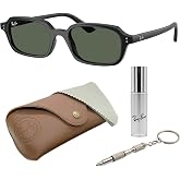 Ray-Ban RB4455 ZURI BIO-BASED Rectangle Sunglasses with Official Kit