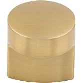 Top Knobs Hartridge 1 1/8" Length Cylindrical Cabinet Knob Honey Bronze TK3040HB