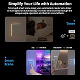 SONOFF T5 1 Gang WiFi Smart Touch Light Switch RGB LED Panel Replaceable Live view 8