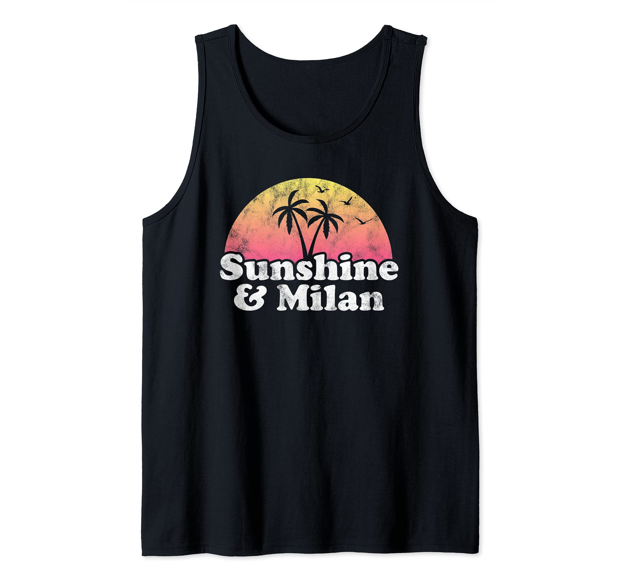 Sunshine and Milan Italy Tank Top