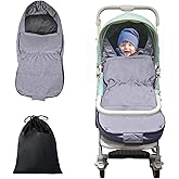 tupi Stroller Footmuff, Universal Warm Bunting Bag for Cold Weather, Stroller Cover for Winter, Waterproof Stroller Blanket for Toddler Girls Boys, Stroller Sleeping Bag, Ideal Gift for Baby Mom