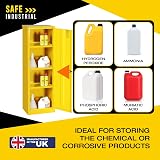 The Products Store Flammable Substance Cabinet COSHH Chemical Storage 3 Shelves view 5