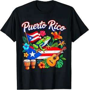 Puerto Rico Flag Boricua Proud Puerto Rican Heritage T-Shirt