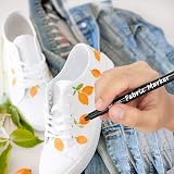 APOGO 24 Fabric Pens Permanent for T-Shirts, Bags, Shoes & Crafts view 7
