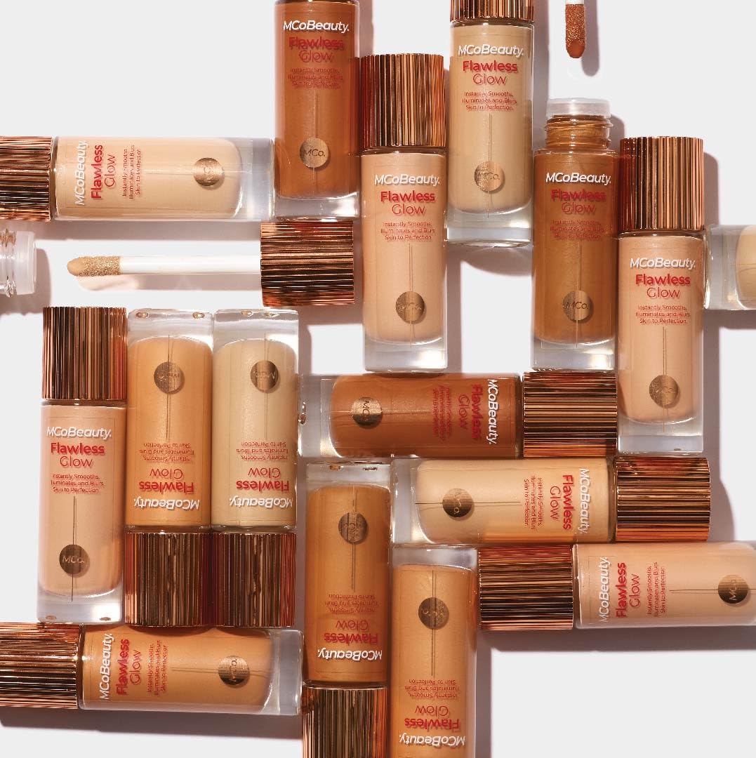 MCoBeauty Flawless Glow Luminous Skin Filter, 4 Medium, Healthy Glow with Natural Radiance, Vegan, Cruelty Free Cosmetics