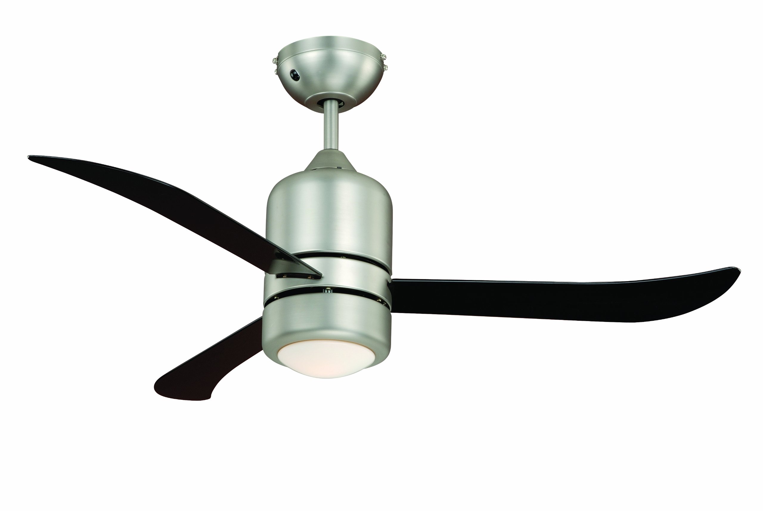 AireRyder Ceiling Fan Loft Nickel - Black with Light Fitting and Remote Control 44” 112cm