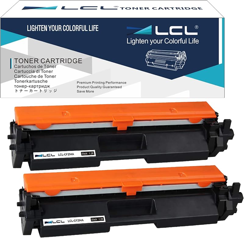 LCL 94A Toner Cartridge 2 Black for HP Laserjet Pro M118dw M148dw MFP 1200 Pages