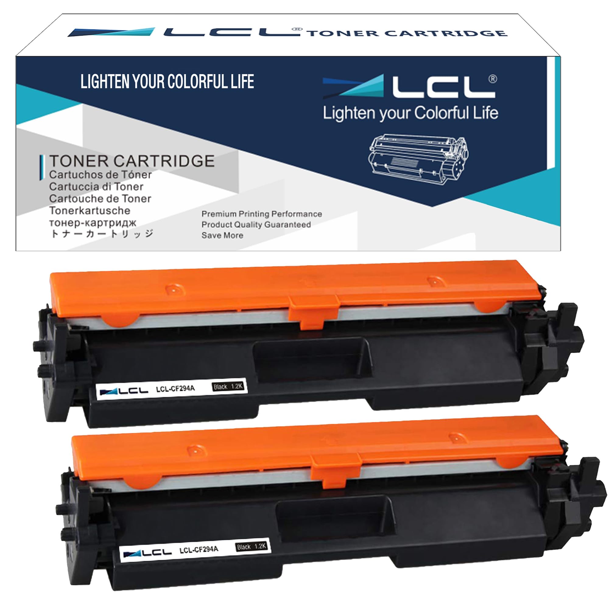 LCL 94A Toner Cartridge Replacement for HP 94A CF294A Replacement for HP Laserjet Pro M118dw MFP M148dw M148fdw M148fw M149fdw (2 Black)