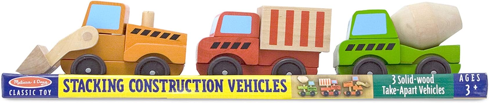 melissa and doug stacking construction vehicles