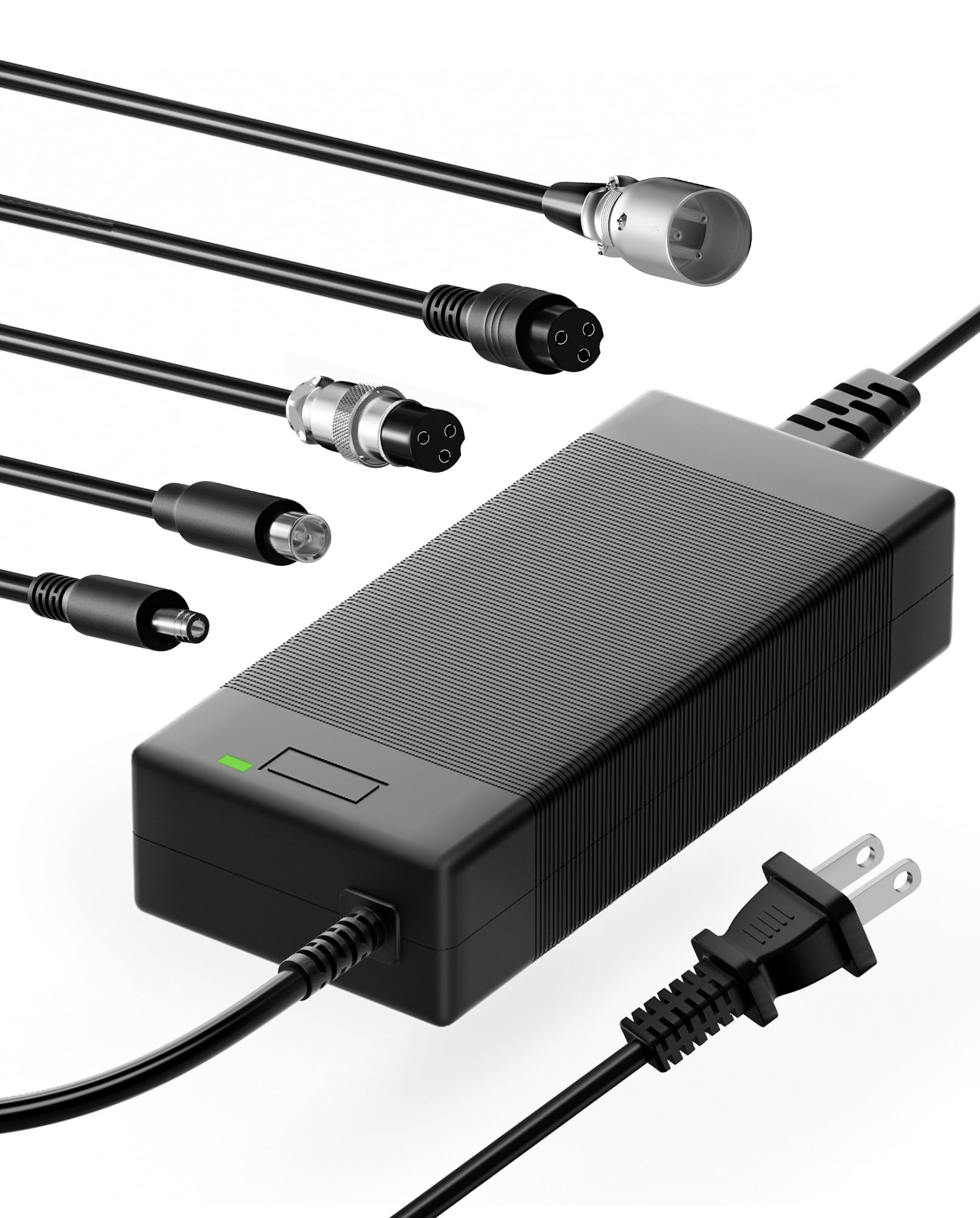 stio Universal Battery Charger for Razor, 29.4V 2A Power Supply 3Prong DC5.5-2.5/2.1 XLR Connector for Wheelchairs, Dirt Quad, Sports Mod 24V Lithium Battery Power Adapter