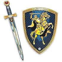 Couronne Triple Lion Liontouch – Casque Prince Chevalier, Mousse EVA, Taille Ajustable, Déguisement Médiéval, Jeu Rôle, Cadeau Enfant 3+