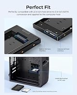 ORICO 2.5 to 3.5 SATA Hard Drive Adapter Mounting Bracket Caddy for 7-12.5mm view 6